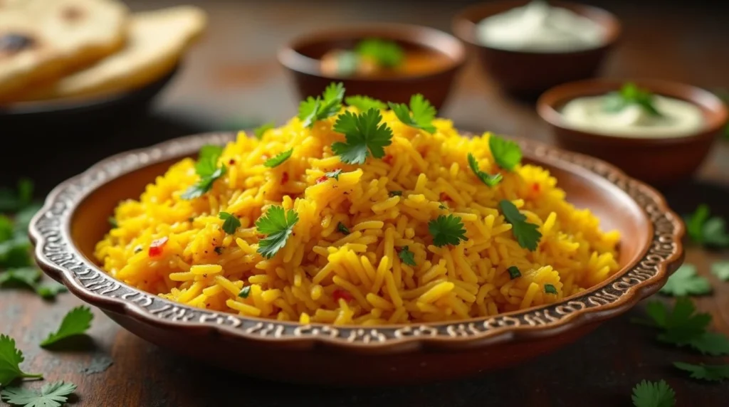 Learn how to Make Saffron Rice with Simple, Flavorful Steps – A Recipe for Perfectly Golden Rice Every Time!